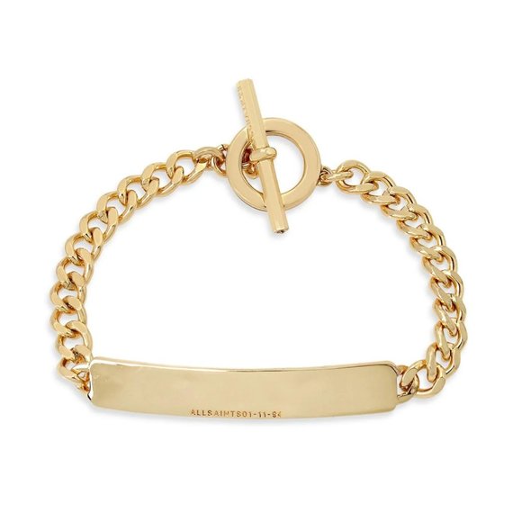 All Saints Jewelry - NWT Logo Tag ID Bracelet